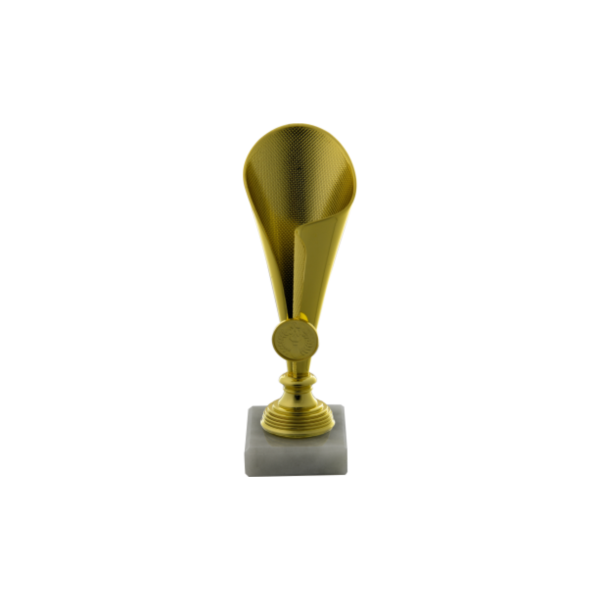 Gold/Green Plastic Cup