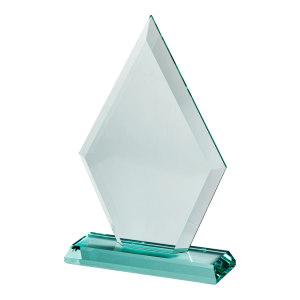 Triangle Glass Plaque (Satin Box)