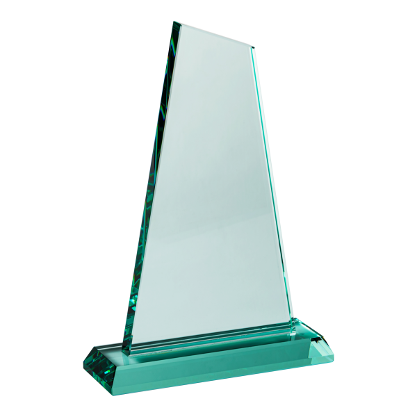 Sloped Glass Plaque (Satin Box)