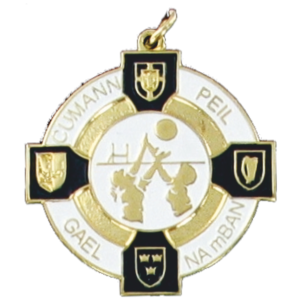 34mm Ladies Gaelic Medal (Navy)