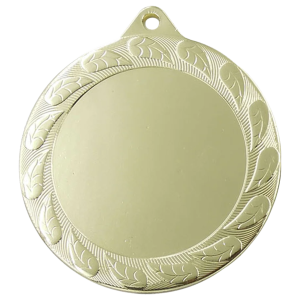 70mm Medallion with Leaf Design