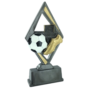 17.5cm Soccer Plaque with Black & White Ball