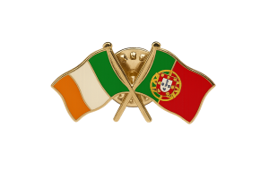 Ireland - Portugal Flag Pin